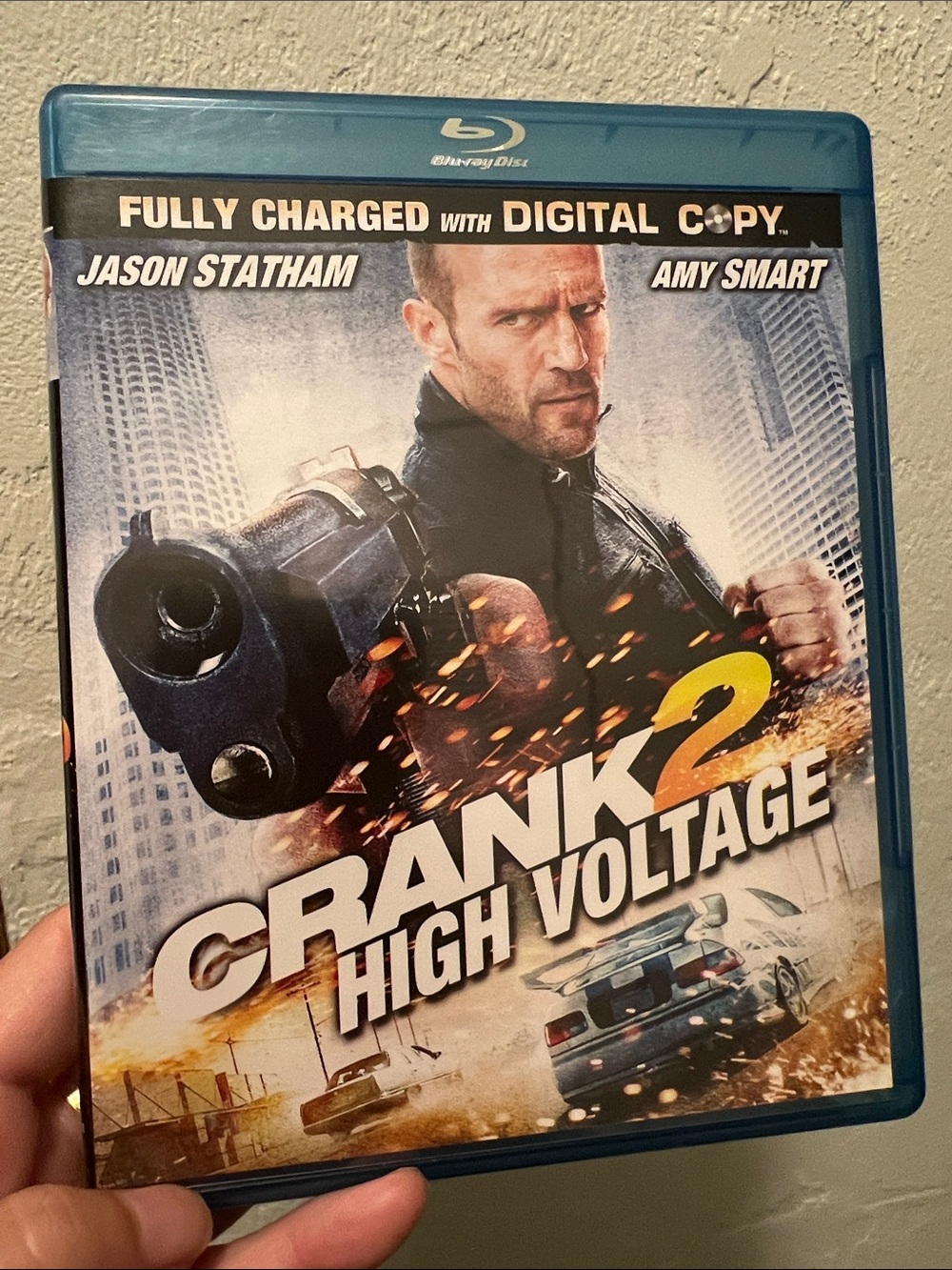 #2383**Crank 2: High Voltage Blu-ray — Jason Statham Action Movie (Blue Case)